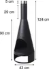 Piec ogrodowy HWC-K90, kominek ogrodowy patio kominek Podgląd zdjęcia produktu 9