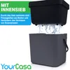 YourCasa® 7L Biomülleimer Küche mit Halterung und Sieb für Produktbild-Vorschau 3