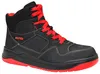 Veiligheidsschoenen met veters, model MAVERICK, zwart-rood, Productafbeelding-voorbeeld 1