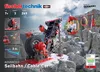 A fischertechnik cable car construction toy set is shown in a mountainous, snowy environment. Voir les images du produit