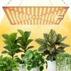 A grow light hangs above several potted houseplants, including a fiddle-leaf fig, a pilea, and a string of pearls. Náhľad obrázku produktu
