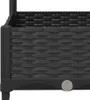 vidaXL Záhradný kvetináč s mriežkou čierny 120 x 40 x 121,5 Náhľad obrázku produktu 6