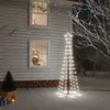 vidaXL Choinka LED w kształcie stożka zimna biel 108 LED Podgląd zdjęcia produktu 2