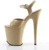 FLAMINGO-809 Damen Sandale von Pleaser, Beige  , EU 44, US Produktbild-Vorschau 3