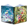 An open Pokémon A4 album showing artwork of two Pokémon on the inside covers. Anteprima dell’immagine prodotto