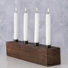 LS-LebenStil Holz Kerzenständer 4-fach Braun Produktbild-Vorschau 7
