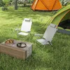 Outsunny 2er Set Campingstühle Faltstuhl mit 6-fach Produktbild-Vorschau 9