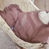 Puppenwagen aus Weide in der Farbe beige mit Bettwäsche Produktbild-Vorschau 7