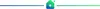 A gradient of blue and green forms a central abstract shape with horizontal lines extending outwards. Náhľad obrázku produktu