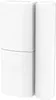 A white magnetic contact sensor for doors and windows, consisting of two parts, is shown against a white background. Produktbild-Vorschau