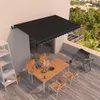 vidaXL Store automatique rétractable 450x350 cm Anthracite Voir les images du produit 2
