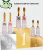 Bananenstecker 24K vergoldet Schrumpfschlauch 18x NAUC High Produktbild-Vorschau 6