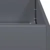 vidaXL Fioriera antracite 200 x 40 x 40 cm Acciaio laminato Anteprima dell’immagine prodotto 6