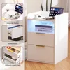 UnboxG, comodino bianco, 60x40x40 cm – tavolino da notte in Anteprima dell’immagine prodotto 13