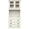 vidaXL Vysoká deska VIGO White 80x40x176 cm Borovicový Náhled obrázku produktu 4