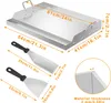 TRMLBE BBQ Plancha Grilovací deska 54 x 41 cm Grilovací Náhled obrázku produktu 2