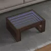 vidaXL Couchtisch mit Infinity-LED Braun Eichen-Optik Produktbild-Vorschau 2