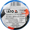 Nastro isolante in PVC 15 mm x 20 m blu Anteprima dell’immagine prodotto 8