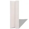 vidaXL Clôture de jardin double face 150×500 cm Blanc Voir les images du produit 1