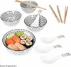 Sushi aSet für 4 Personen Schalen Löffel Stäbchen Ramen Produktbild-Vorschau 1