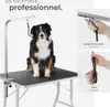 Table de toilettage avec potence - noir/gris Voir les images du produit 5
