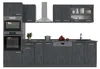 Küchenzeile Vicco R-Line Schwarz Beton 300 cm AP Eiche, Produktbild-Vorschau 7