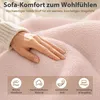 Bürostuhl mit Fußstütze, 135° Verstellbarer Schlafsessel, Produktbild-Vorschau 3