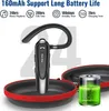A product image featuring a Bluetooth headset, its charging case, and marketing text highlighting battery life and features. Náhled obrázku produktu