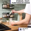 KINCMAX Premium Duschablage ohne Bohren aus Edelstahl - 2er Produktbild-Vorschau 4