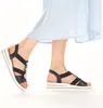 Rieker Komfort Sandalen V0287-14 Damen 31353130383938 Blau Produktbild-Vorschau 35