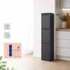Contenitore per rifiuti Relaxdays, con 3 scomparti, Anteprima dell’immagine prodotto 2