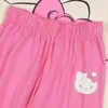 Hello Kitty Baumwollpyjama für Damen, zweiteiliger Pyjama Produktbild-Vorschau 4