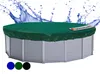 Poolabdeckung Rund für 280-320 cm Pools | Planenmaß Ø 380 Produktbild-Vorschau 1