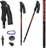 FIZAN Trekkingstock Compact 3  Rot verstellbar 59-132 cm Produktbild-Vorschau 3