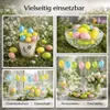 36 Ostereier zum Aufhängen Osterdeko Eier Kunststoff Produktbild-Vorschau 6