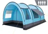 Tenda CampFeuer Relax4 per 4 persone, azzurro/grigio, tenda Anteprima dell’immagine prodotto 1