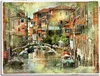 ARTland Leinwandbild Kanal in Venedig Größe: 120x90 cm Produktbild-Vorschau 1