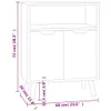 Buffet en panneau de particules 60 x 72 x 30 cm Voir les images du produit 9
