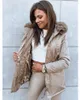 Dstreet. Parka para mujer, modelo Goddess, color beige, Vista previa de la imagen del producto 11