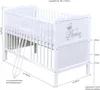 Baby-Delux Babybett Kinderbett 2in1 Prince 120x60 Weiß mit Produktbild-Vorschau 5