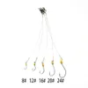 5Pcs Anti-Bite Edelstahl Draht Leader Angelgeräte Haken Produktbild-Vorschau 6