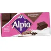A product shot of Alpia Zartbitter chocolate packaging. Produktbild-Vorschau