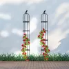 Set di 2 colonne per rampicanti Relaxdays, metallo, A x P: Anteprima dell’immagine prodotto 2