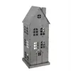 Laterne ZINKHAUS grau aus Metall H38cm Lichthaus Dekohaus - Produktbild-Vorschau 1