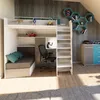 Marlux-Meble Hochbett JSM-7 90x200 TREPPE RECHTS mit Produktbild-Vorschau 7