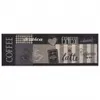 vidaXL Tapis de cuisine Lavable Coffee Noir 60x180 cm Voir les images du produit 1