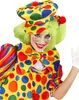 Clown Schirmmütze mit Punkten gelb-bunt - Einheitsgröße Produktbild-Vorschau 1