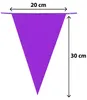 Lila Wimpelkette 10 m Produktbild-Vorschau 3