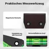 Wiltec magnetische waterpas, kruiswaterpas met 2 libellen, Productafbeelding-voorbeeld 6