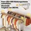 HOKEEPER Schwerlast Kleiderstange auf Rollen, Doppelter Produktbild-Vorschau 7